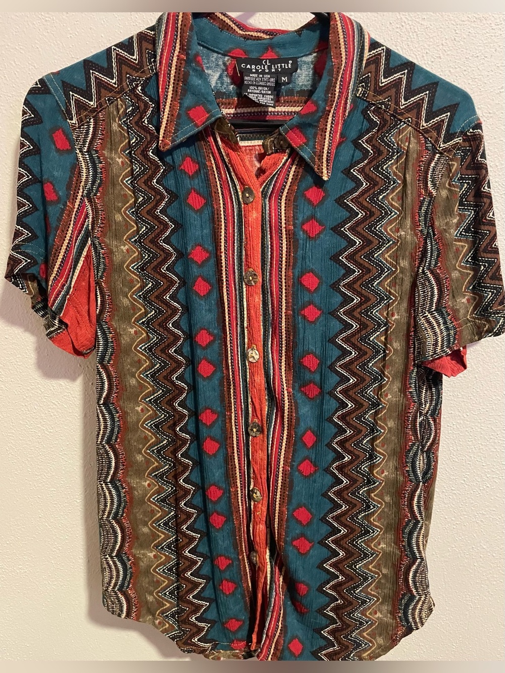 Vintage Multicolor button down shirt